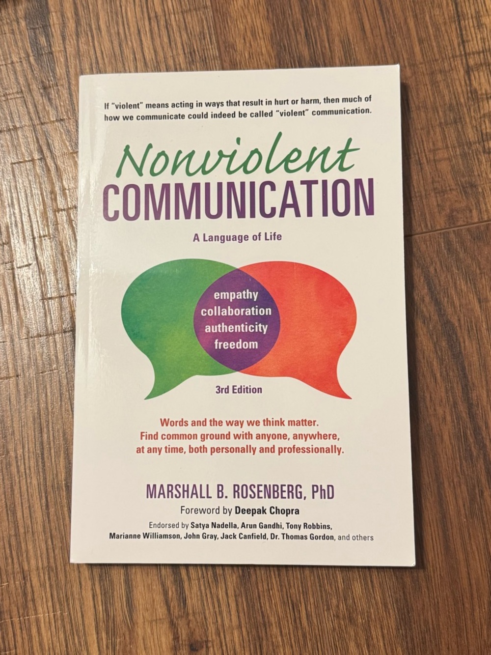 Nonviolent Communication: a language of life